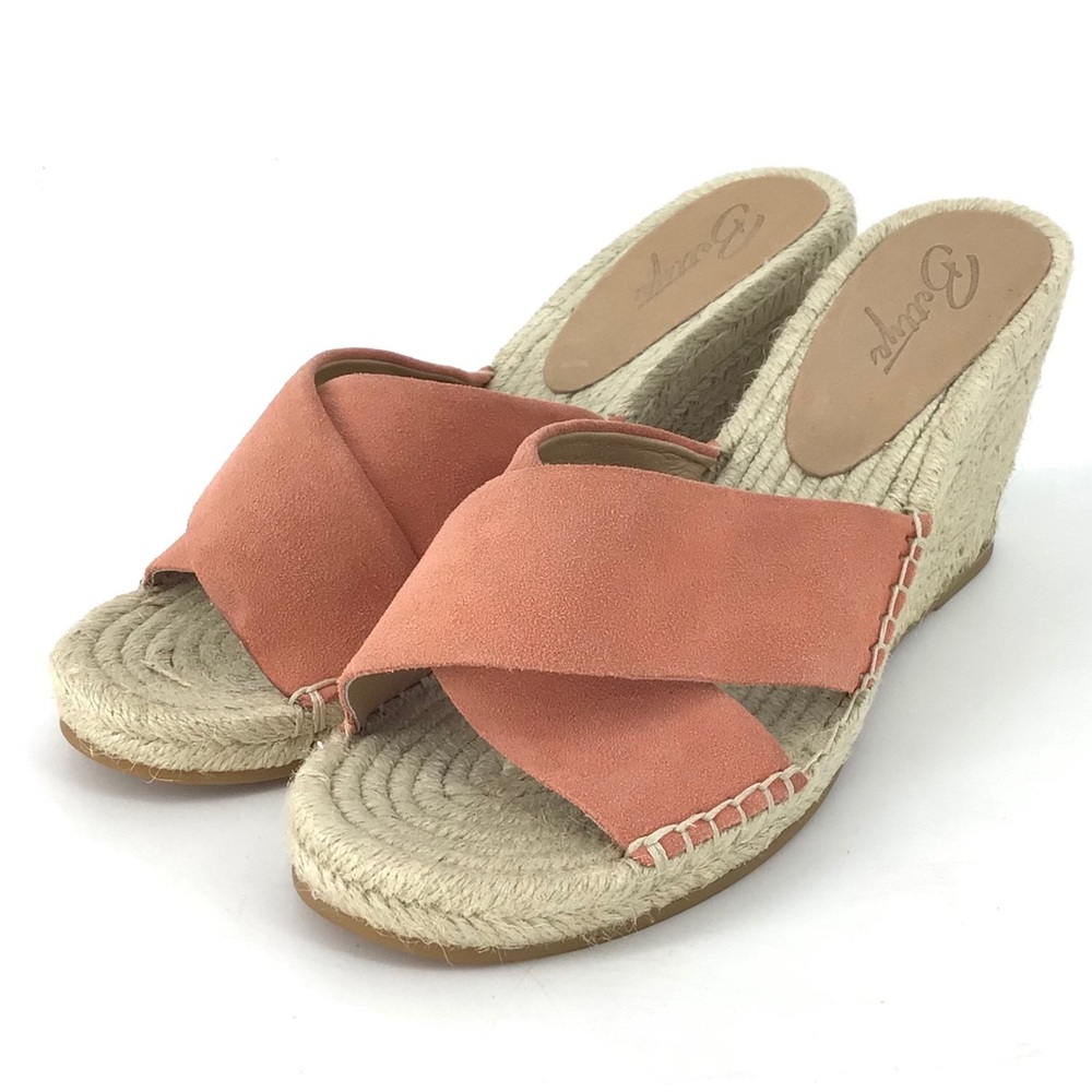 NEW Bettye Muller Hanna Coral Espadrille Wedge - Picture 1 of 6
